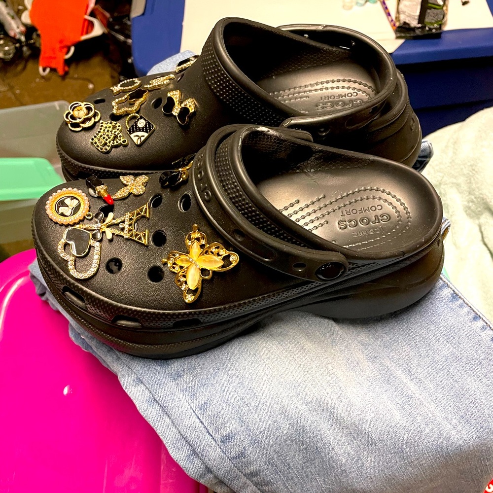 Crocs with charms